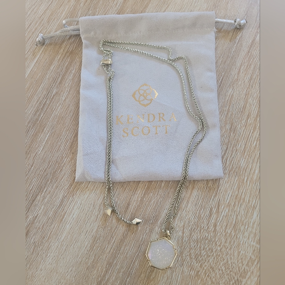 Kendra Scott Long Gold Necklace Adjustable